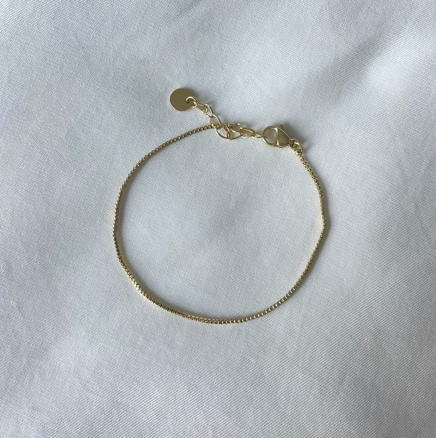 Box Chain Armband Guld