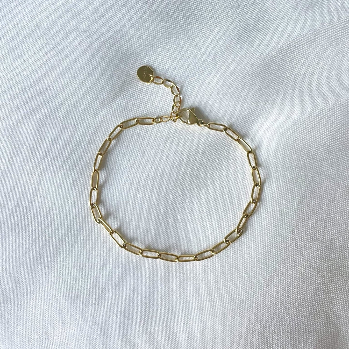 Paperclip Armband Guld