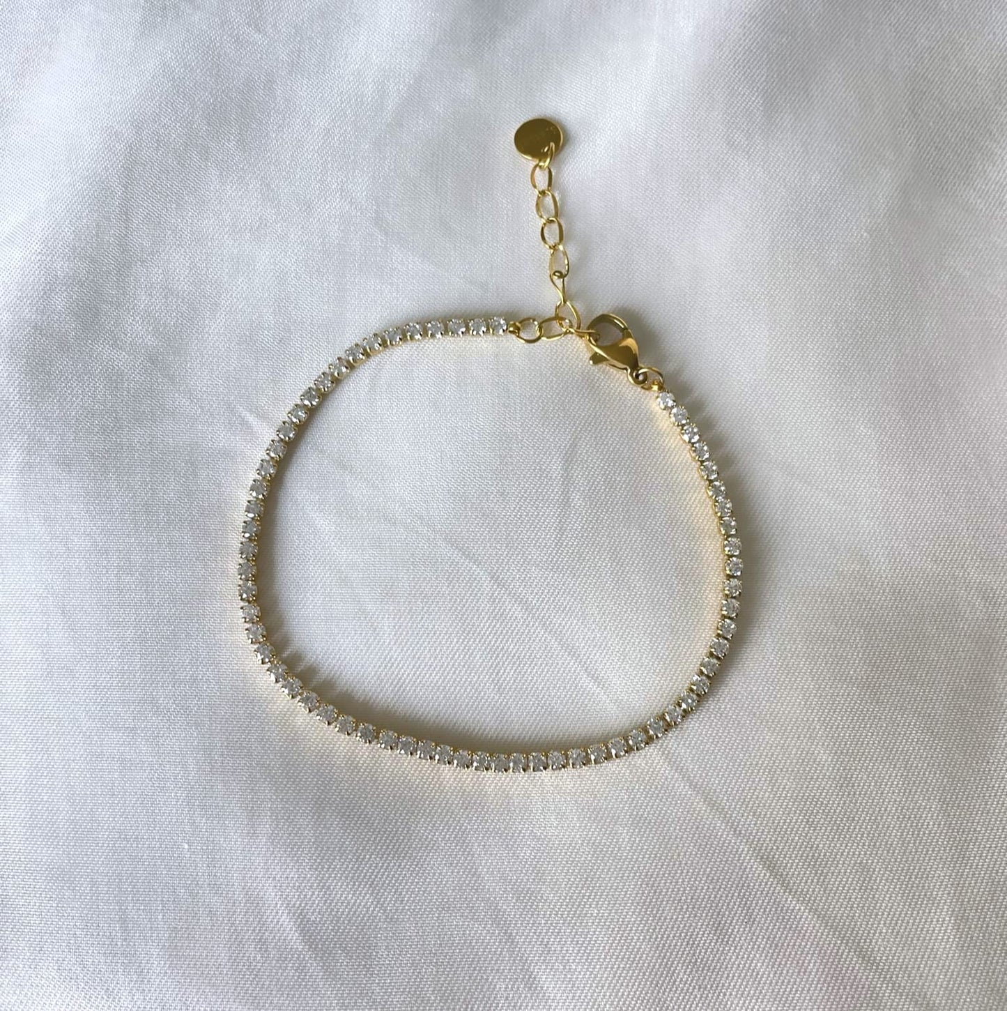 Thea Tennis Armband Guld