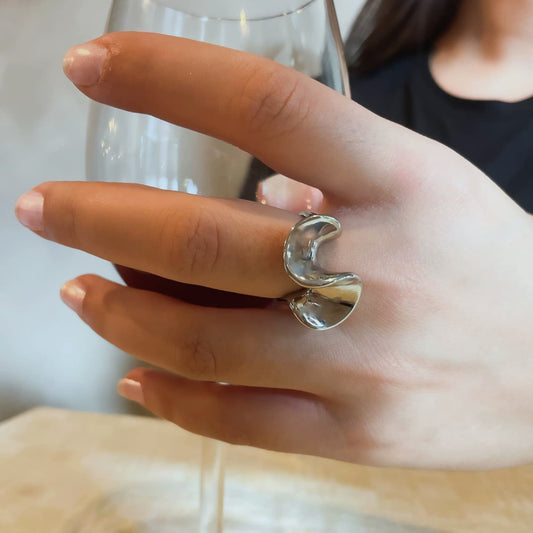 Wave Ring Silver
