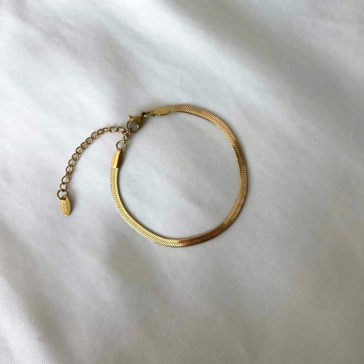 Snake Chain Armband Guld