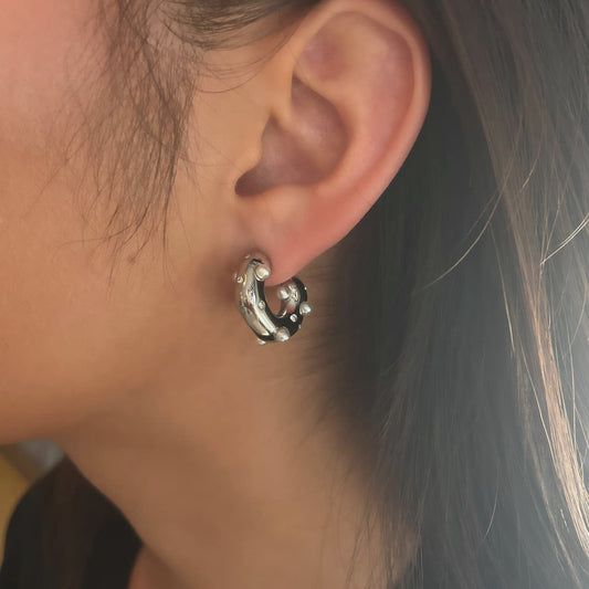 Bella Örhänge Silver