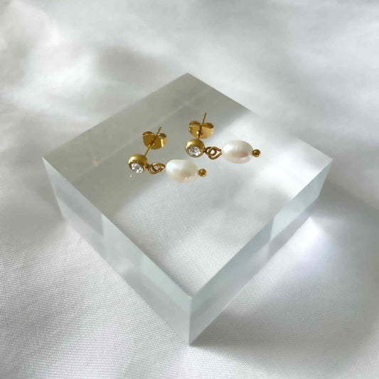 Perla Örhänge Guld