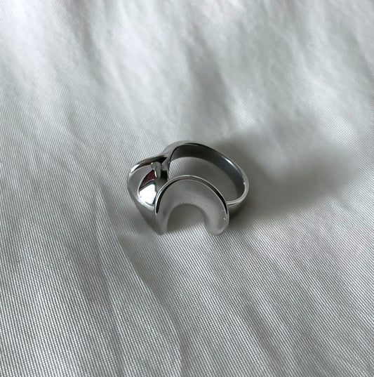 Wave Ring Silver