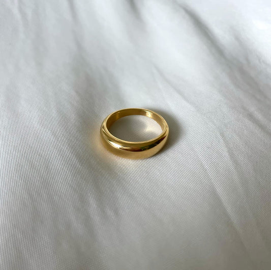 Smooth Classic Ring Guld